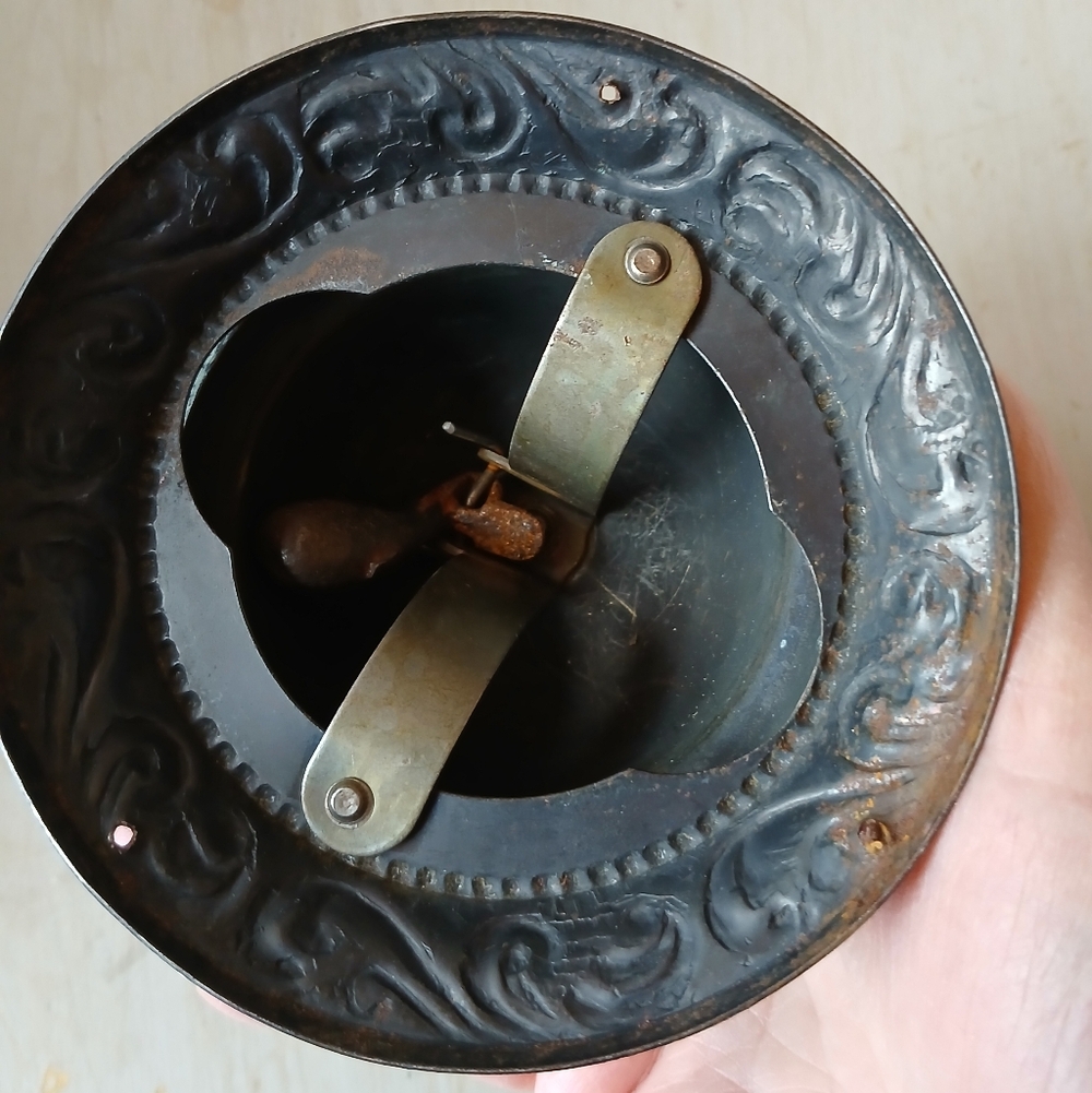 Antique Brass Service Bell - Picture 3 of 4